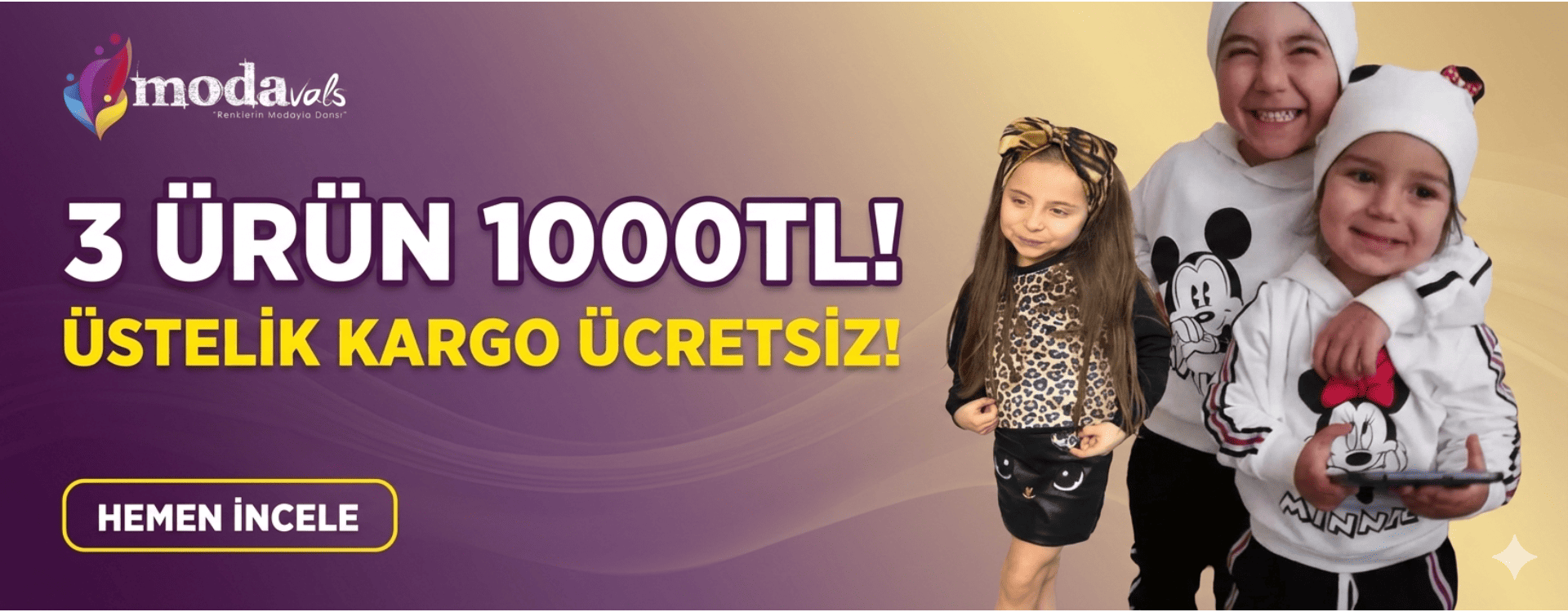 3 ÜRÜN 1000TL!