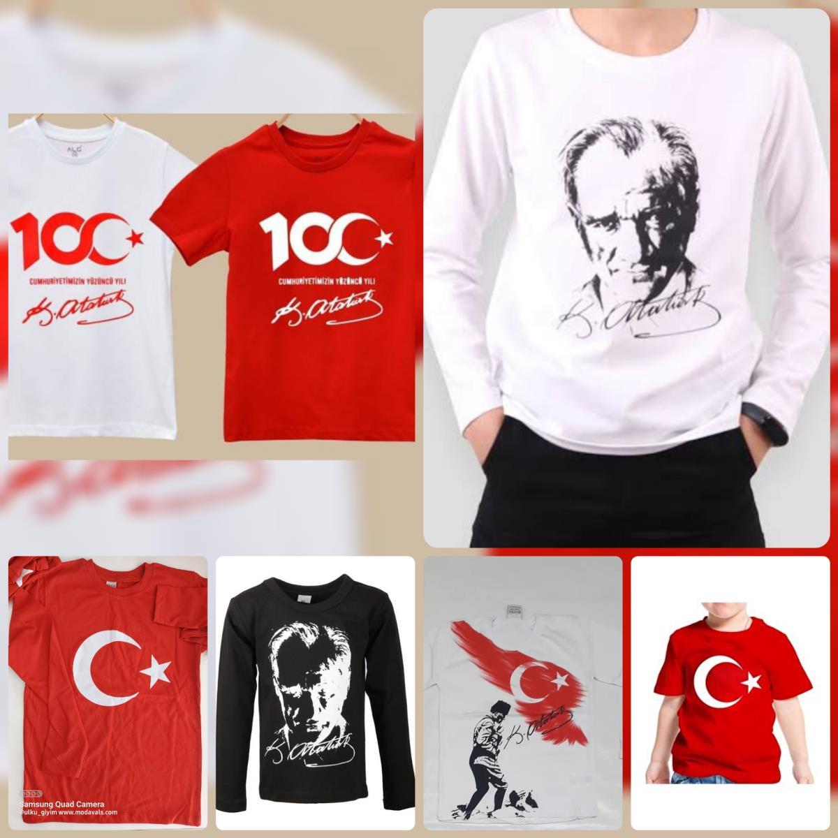 MODAVALS 23 NİSAN 19 MAYIS 30 AĞUSTOS 29 EKİM 10 KASIM OKUL GÖSTERİ UNISEX GARSON BOY 100. YIL ATATÜRK İMZA BASKILI KISA KOL TSHIRT - BEYAZ MODAVALS 23 NİSAN 19 MAYIS 30 AĞUSTOS 29 EKİM 10 KASIM OKUL GÖSTERİ UNISEX GARSON BOY 100. YIL ATATÜRK İMZA BASKILI KISA KOL TSHIRT - BEYAZ