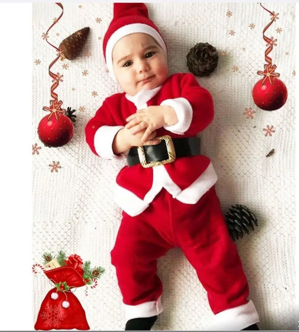 MODAVALS YILBAŞI NOEL BABA & NOEL ANNE ÇOCUK KARDEŞ KOMBİN KOSTÜM